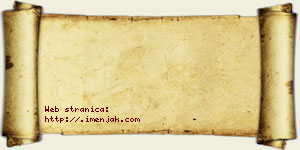 Žanka Jačovac vizit kartica